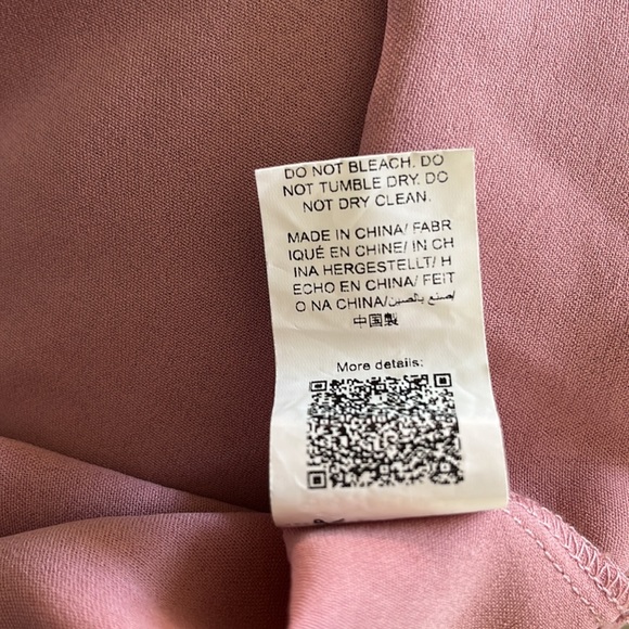 Shein Curve 4XL dusty rose pink shirt sleeve blouse - Picture 5 of 5